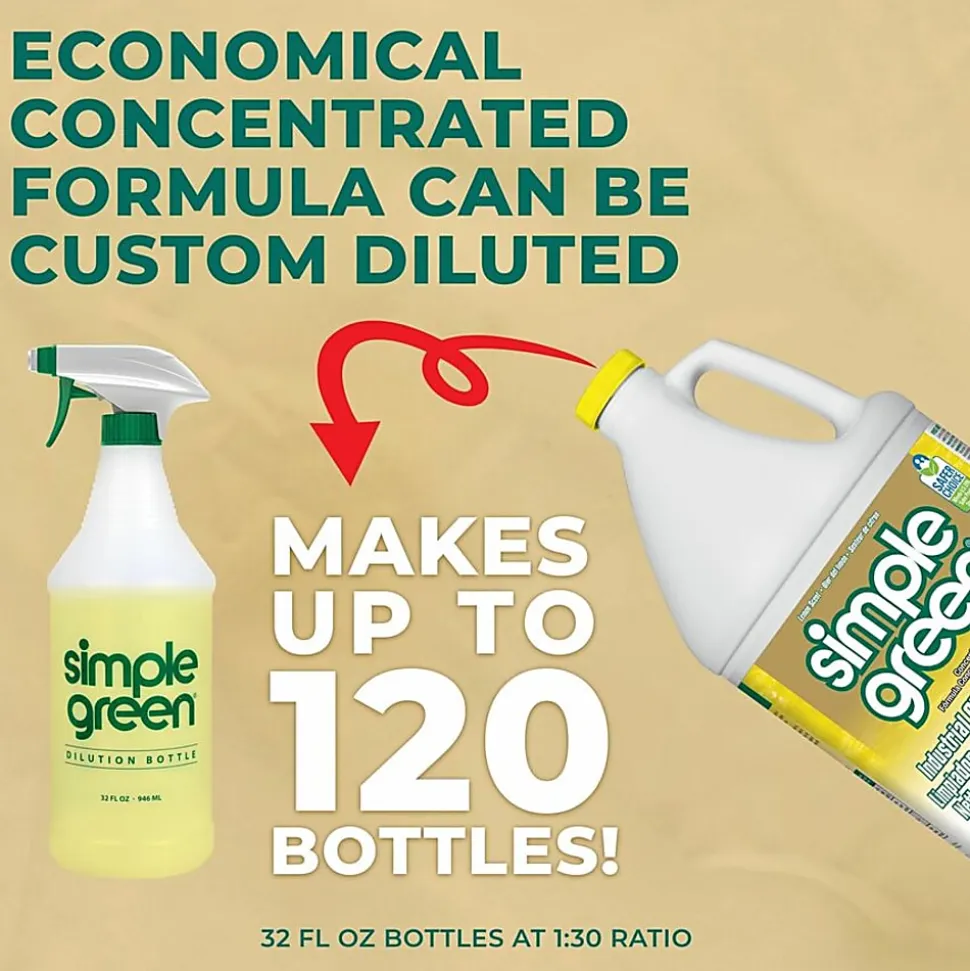 Simple Green® All-Purpose Cleaner, Lemon Scent, 128 Oz Bottle