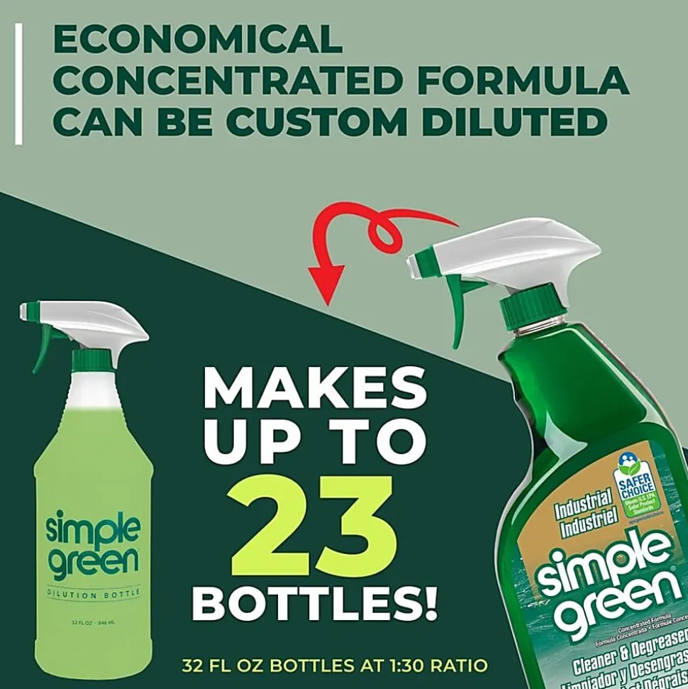 Simple Green® Concentrated All-Purpose Cleaner/Degreaser/Deodorizer, 24 Oz Bottle