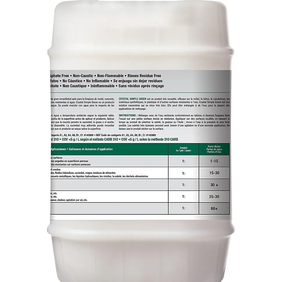 Simple Green® Crystal Industrial Cleaner/Degreaser, 640 Oz Bottle