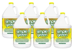 Simple Green Industrial Cleaner/Degreaser, Concentrate, 128 fl oz, Lemon Scent, Case of 4 - 14010CT