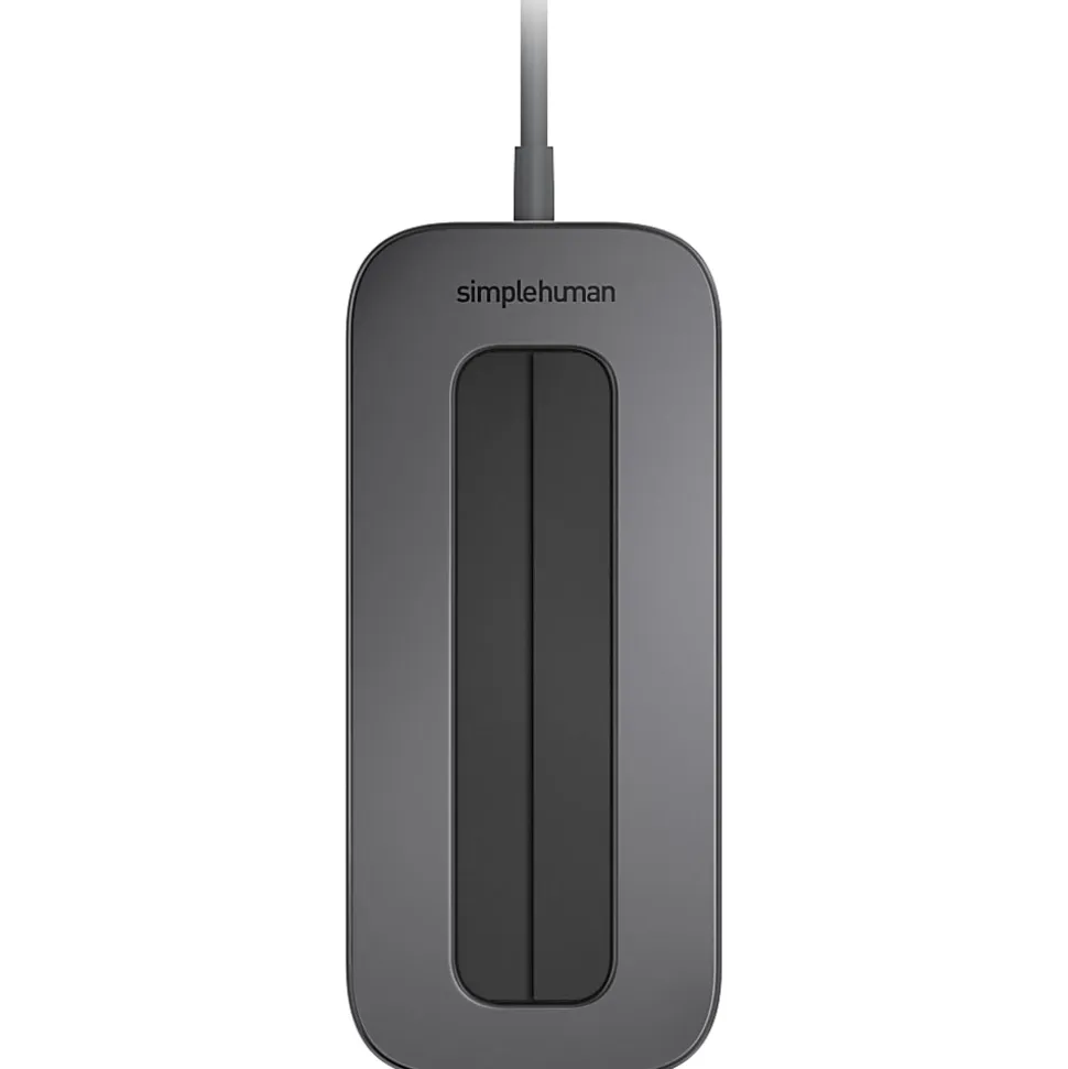 simplehuman Cleanstation Phone Sanitizer With UV-C Light, 7-5/8”H x 4-1/2”W x 2”D, Slate