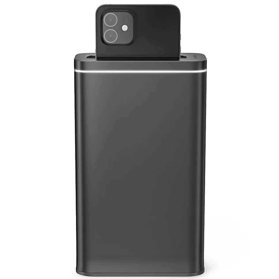 simplehuman Cleanstation Phone Sanitizer With UV-C Light, 7-5/8”H x 4-1/2”W x 2”D, Slate