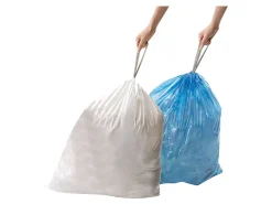 simplehuman® Custom Fit Can Liners, K, 0.3 mil, 35-45L/9-12G, White, Pack Of 240