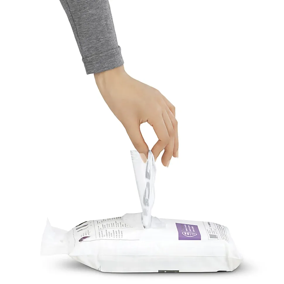 simplehuman Custom Fit Can Liners, 16 Gallon, 50% Recycled, White, Pack Of 200 Liners