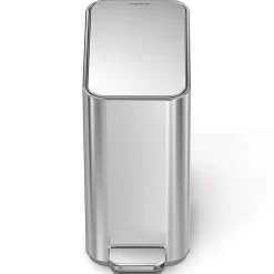 simplehuman Profile Slim Step Trash Can, 1.3 Gallon, 12.2