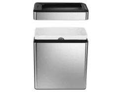 simplehuman Slim Open Top Mini Trash Can, 2.6 Gallons, 13