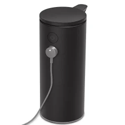 simplehuman Touch-Free Rechargeable Sensor Liquid Soap And Hand Sanitizer Dispenser, 9 Oz, Matte Black