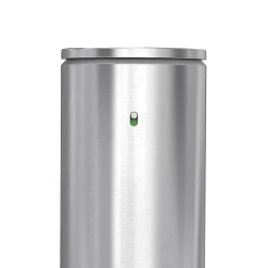 simplehuman Touch-Free Rechargeable Sensor Liquid Soap And Hand Sanitizer Dispenser, With Caddy, 14 Oz, Brushed Silver