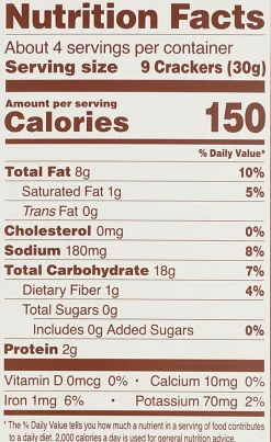 Simple Mills Seed Flour Crackers, Original, 4.25 Oz, Total Qty 6