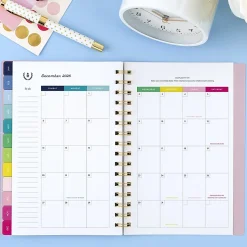 Simplified by Emily Ley for AT-A-GLANCE® 2026 Weekly Monthly Planner, Pink, Small, 5 1/2