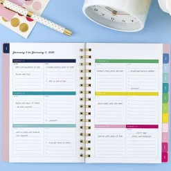 Simplified by Emily Ley for AT-A-GLANCE® 2026 Weekly Monthly Planner, Pink, Small, 5 1/2