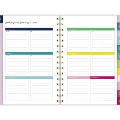 Simplified by Emily Ley for AT-A-GLANCE® 2026 Weekly Monthly Planner, Pink, Small, 5 1/2