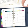 Simplified by Emily Ley for AT-A-GLANCE® 2026 One Page Per Weekday Refill, Loose-Leaf, Desk Size, 5 1/2" x 8 1/2"