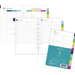 Simplified by Emily Ley for AT-A-GLANCE® 2026 One Page Per Weekday Refill, Loose-Leaf, Desk Size, 5 1/2