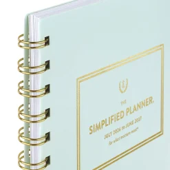 Simplified by Emily Ley for AT-A-GLANCE® Academic 2026-2027 Weekly Monthly Planner, Seaglass, Small, 5 1/2" x 8 1/2"