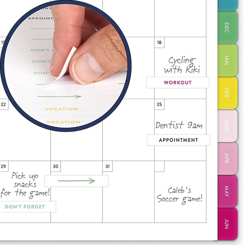 Simplified by Emily Ley for AT-A-GLANCE® Academic 2026-2027 Weekly Monthly Planner, Seaglass, Small, 5 1/2" x 8 1/2"