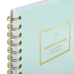 Simplified by Emily Ley for AT-A-GLANCE® Academic 2026-2027 Weekly Monthly Planner, Seaglass, Medium, 7" x 8 3/4"
