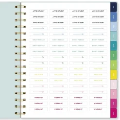 Simplified by Emily Ley for AT-A-GLANCE® Academic 2026-2027 Weekly Monthly Planner, Seaglass, Medium, 7