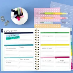 Simplified by Emily Ley for AT-A-GLANCE® Academic 2026-2027 Weekly Monthly Planner, Seaglass, Medium, 7