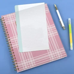Simplified by Emily Ley for AT-A-GLANCE® Academic 2026-2027 Customizable Weekly Monthly Planner, Oversized Plaid, Large, 8 1/2