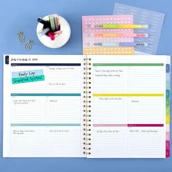 Simplified by Emily Ley for AT-A-GLANCE® Academic 2026-2027 Customizable Weekly Monthly Planner, Oversized Plaid, Large, 8 1/2