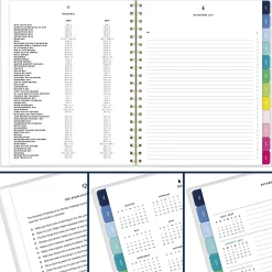 Simplified by Emily Ley for AT-A-GLANCE® Academic 2026-2027 Customizable Weekly Monthly Planner, Oversized Plaid, Large, 8 1/2