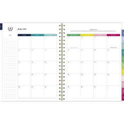 Simplified by Emily Ley for AT-A-GLANCE® Academic 2026-2027 Customizable Weekly Monthly Planner, Oversized Plaid, Large, 8 1/2