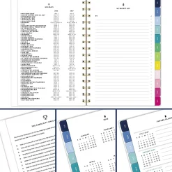 Simplified by Emily Ley for AT-A-GLANCE® Academic 2026-2027 Customizable Weekly Monthly Planner, Oversized Plaid, Small, 5 1/2