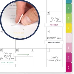 Simplified by Emily Ley for AT-A-GLANCE® Academic 2026-2027 Weekly Monthly Planner, Happy Stripe, Small, 5 1/2" x 8 1/2"