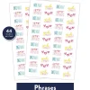 Simplified System by Emily Ley Phrase Sticker Pack, Set of 6