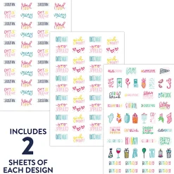 Simplified System by Emily Ley Phrase Sticker Pack, Set of 6
