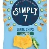 Simply 7 Vegetable Chips, Lentil Jalapeno, 4 Oz, Total Qty 1