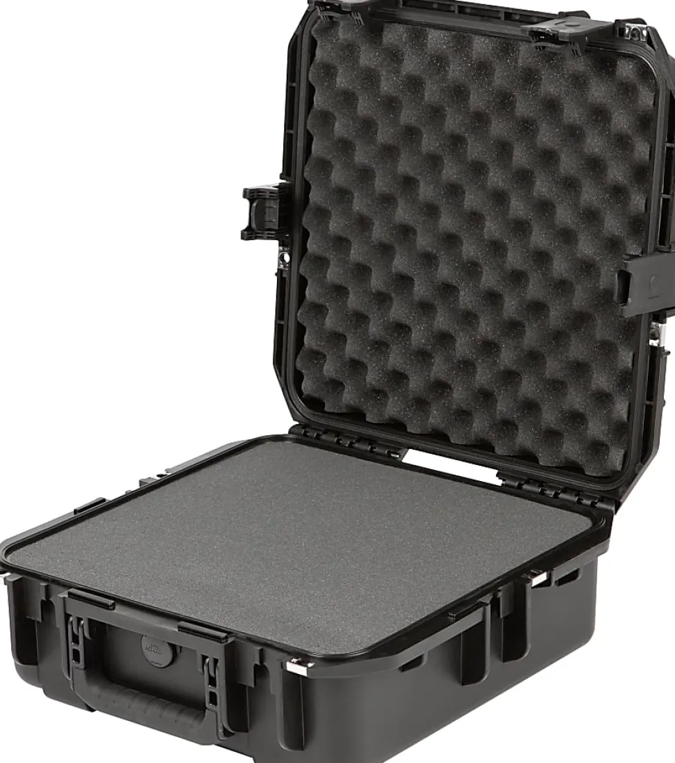 SKB Cases iSeries Injection-Molded Mil-Standard Waterproof Case With Padded Dividers, 8-1/2"H x 6-3/8"W x 3-5/8"D