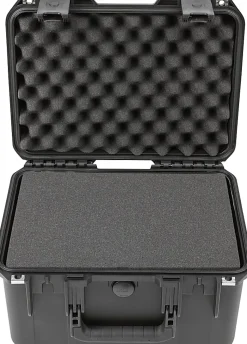 SKB Cases iSeries Injection-Molded Mil-Standard Waterproof Case With Foam, 15"H x 10-1/2"W x 5-7/8"D, Black