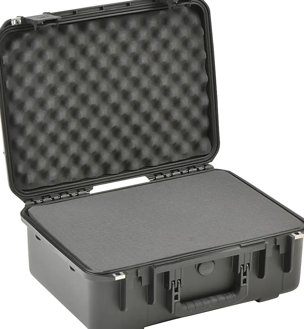 SKB Cases iSeries Injection-Molded Mil-Standard Waterproof Case With Padded Dividers, 18-1/2"H x 13"W x 7"D, Black