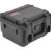 SKB Cases iSeries Injection-Molded Mil-Standard Waterproof Case With Cubed Foam, 7-1/2"H x 5"W x 3-1/4"D, Black