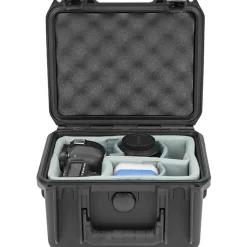 SKB Cases iSeries Injection-Molded Mil-Standard Waterproof Case With Padded Dividers, 8-1/2