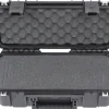 SKB Cases iSeries Injection-Molded Mil-Standard Waterproof Case With Cubed Foam With Cushion-Grip Handle, 17"H x 6-1/2"W x 6-1/2"D, Black