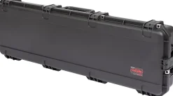 SKB Cases iSeries Long Protective Case With Cubed Foam And Wheels, 50-1/2" x 14-1/2" x 6", Black
