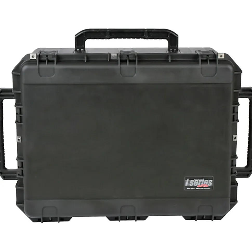 SKB Cases iSeries Pro Audio Utility Case With Cubed Foam, Oversized Handles And Wide-Set Double Wheels, 29"H x 22"W x 16"D, Black