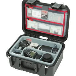 SKB Cases iSeries Protective Case With Padded Dividers And Lid Divider, 12-1/2