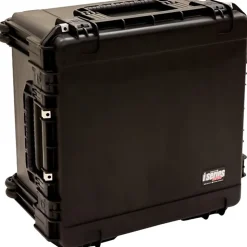 SKB Cases iSeries Protective Case With Cubed Foam And Wheels, 24" x 24", 14", Black