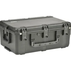 SKB Cases iSeries Protective Case With Layered Foam Interior, Built-In Pull Handle And 2 Wheels, 29"H x 18"W x 10-3/4"D, Black