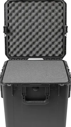 SKB Cases iSeries Protective Case With Cubed Foam Pull-And-Pluck, 17"H x 17"W x 15-3/4"D, Black
