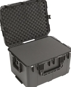 SKB Cases iSeries Protective Case With Foam And Wheels, 23" x 17" x 14", Black