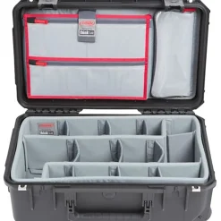 SKB Cases iSeries Protective Case With Padded Dividers And Wheels, 19-1/2