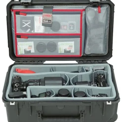 SKB Cases iSeries Protective Case With Padded Dividers And Wheels, 19-1/2