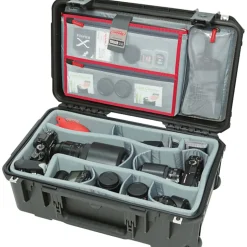 SKB Cases iSeries Protective Case With Padded Dividers And Wheels, 19-1/2