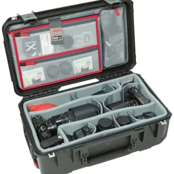 SKB Cases iSeries Protective Case With Padded Dividers And Wheels, 19-1/2