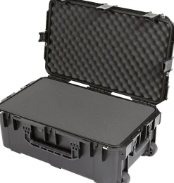 SKB Cases iSeries Protective Case With Cubed Foam And Wheels, 26" x 15" x 10", Black